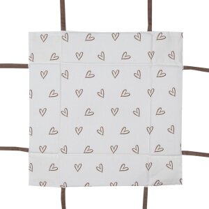 Clayre & Eef BSLC47 Brotkorb Beige Braun 35x35x8 cm