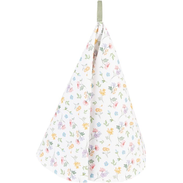 Салфетка для посуды Clayre & Eef белая Ø 80 см