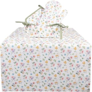 Коврик для стола Clayre & Eef белый 50x140 см