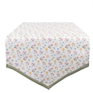 Clayre & Eef CFL65 Tischläufer Weiß 50x160 cm