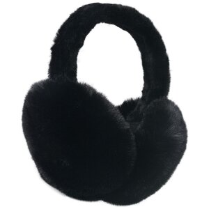 Ушные тёплые накладки Juleeze JZEW0006Z чёрные 13 см