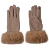 Juleeze JZGL0043BE Winter Handschuhe Beige 8x24 cm