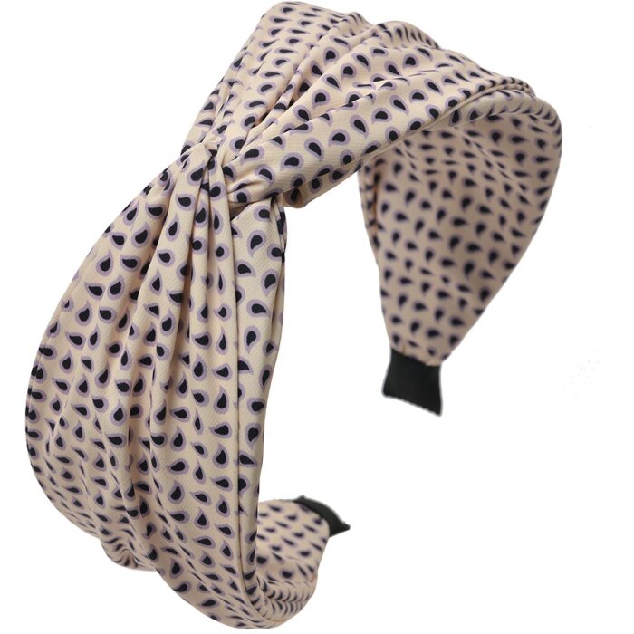 Juleeze JZHB0121W Haarband Damen Weiß Schwarz