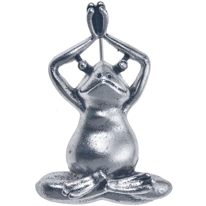 Juleeze JZPI0081 Brosche Frosch Silberfarbig