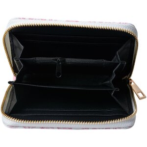 Juleeze JZPU0003-02 Portemonnaie Weiß Rosa 10x15 cm