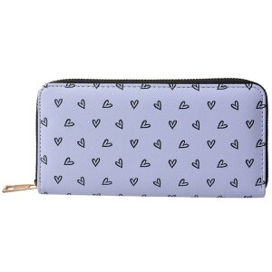 Juleeze JZPU0009-03 Portemonnaie Weiß Schwarz 10x19 cm