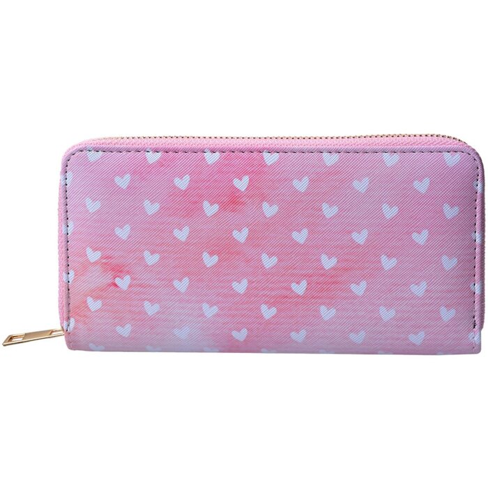 Кошелек Juleeze JZPU0010-03 розовый/белый, 10x19 см