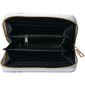 Juleeze JZPUBRB-02 Portemonnaie Weiß Blau 10x15 cm