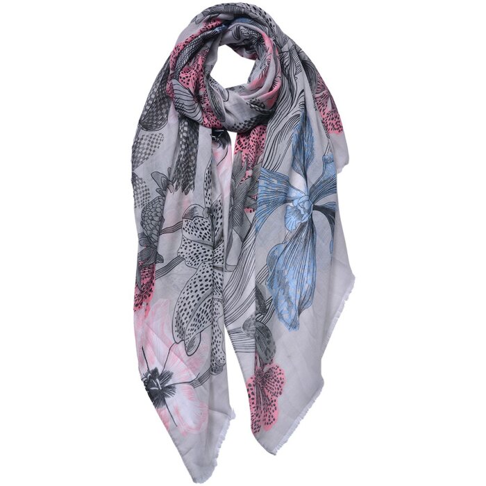 Juleeze JZSC0687BE Шарф женский Узор бежевый 85x180 см