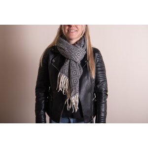 Juleeze JZSC0774Z Winterschal Damen Schwarz 68x180 cm