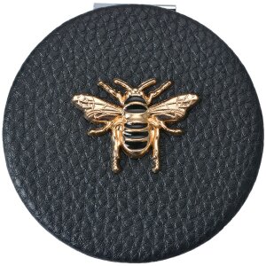 Juleeze JZSP0008Z Handspiegel Schwarz 6 cm Durchmesser