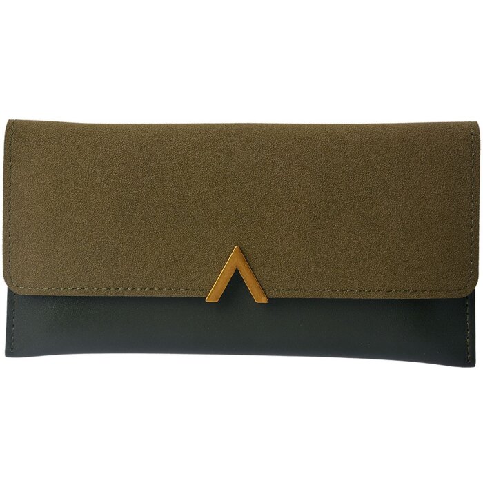 Juleeze JZWA0173GR Portemonnaie Grün 19x10 cm PU Lederoptik Goldverschluss