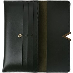 Juleeze JZWA0173GR Portemonnaie Grün 19x10 cm PU Lederoptik Goldverschluss