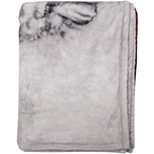 Clayre & Eef KT060.142 Plaid mit Weihnachtsmann...