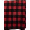 Clayre & Eef KT060.145 Plaid Rot Schwarz 130x170 cm