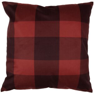 Clayre & Eef TX22 Kissenhülle Rot Braun 45x45 cm