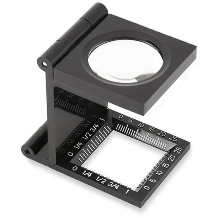 Carson Fadenzähler LT-30 faltbar 5-fach Vergrößerung 30 mm mit Messskala