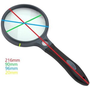 Carson SG-10 Handlupe mit Gummi Griff 2-fach 90 mm...