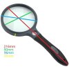 Лупа Carson SG-10, 2-х кратное увеличение, 90 мм, резиновый хват