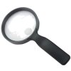 Ручная лупа Carson с 2-кратным увеличением, 110 мм, черная