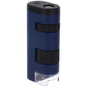 Carson MM-450 Handmikroskop LED 20-60x Vergrößerung Blau