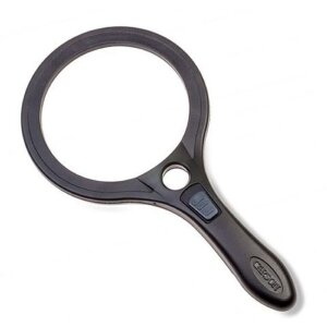 Carson AS-95 Ручная лупа LED 2x увеличение 110 мм с точечной линзой 7x