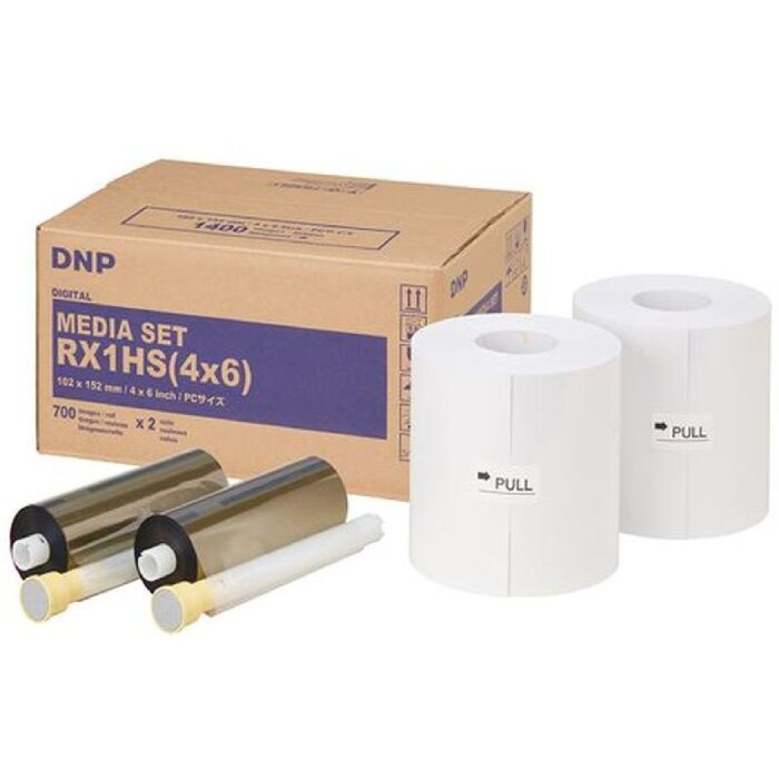 DNP Standard Papier DSRX1HS-4X6HS 2 Rollen 700 St 10x15 für DS-RX1HS