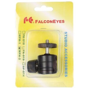 Falcon Eyes Mini Kugelkopf Schwarz MPH-2 1/4" und 3/8" Gewinde