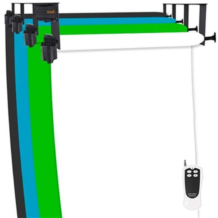 StudioKing электрическая фоновая система B-4WE для 4 роликов