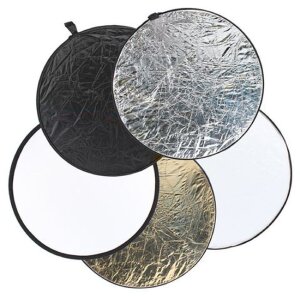 StudioKing Reflektor 5 in 1 CRC582 82cm Silber Gold...