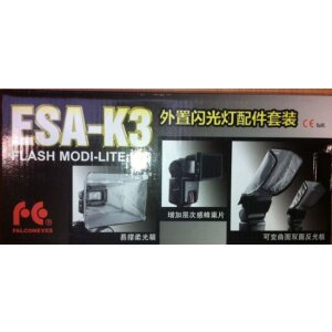 Falcon Eyes Speedlite Kamerablitz Strobist Set ESA-K3