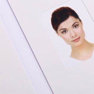 Benel Passbilder Mappe Weiss 500 Stück 58x84 mm Chromolux glänzend