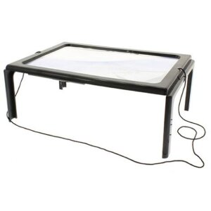 Byomic Blattlupe LED BYO-BL2719 275x195mm Heller Blick...