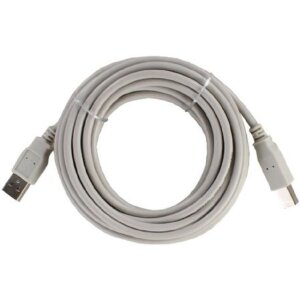 Standard USB 2.0 Kabel 5m A-male auf B-male grau