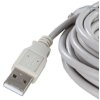 Стандартный кабель USB 2.0 5 м A-male - B-male серый