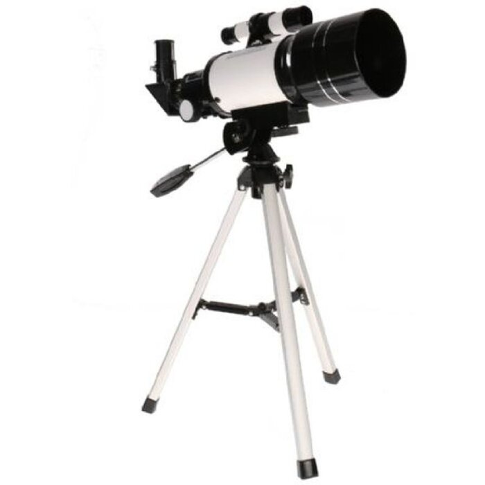 Byomic Junior Teleskop 70-300 Astronomie Einsteiger Schwarz