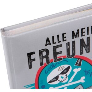 Goldbuch Freundebuch Skater 15x21 cm 88 illustrierte Seiten