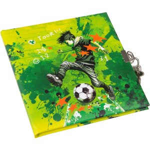 Дневник Goldbuch Stürmer с замком, 96 белых страниц, 16,5х16,5 см