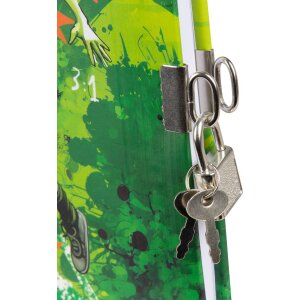 Дневник Goldbuch Stürmer с замком, 96 белых страниц, 16,5х16,5 см