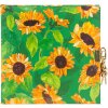 Дневник Goldbuch Sunflower green с застёжкой, 96 белых страниц, 16,5x16,5 см