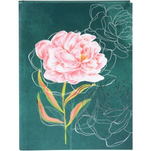 Goldbuch Notizbuch Peony 15x22 cm blanko 200 Seiten DIN A5