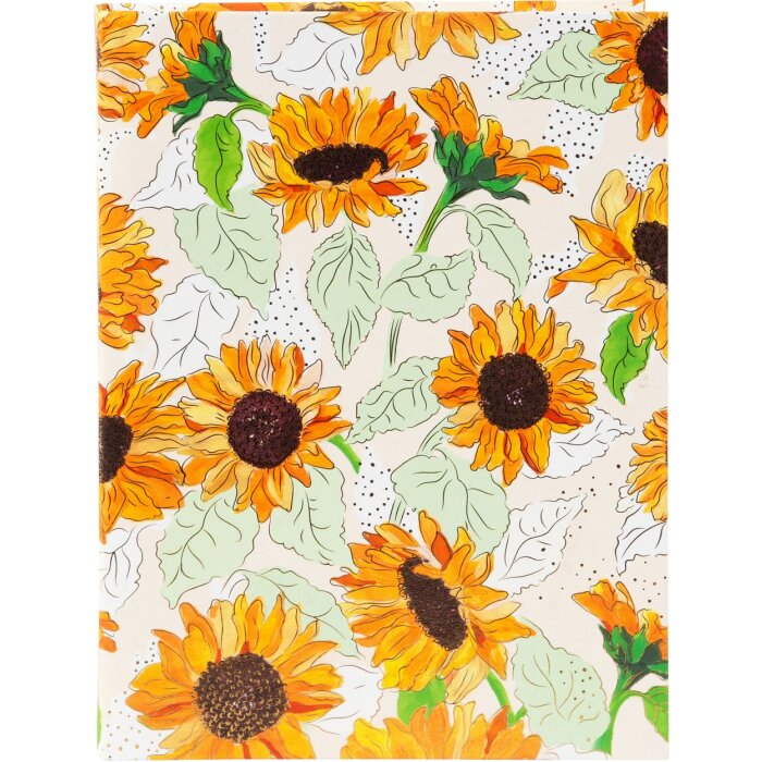 Goldbuch Notizbuch DIN A5 Sunflower white 15x22 cm 200 Seiten blanko