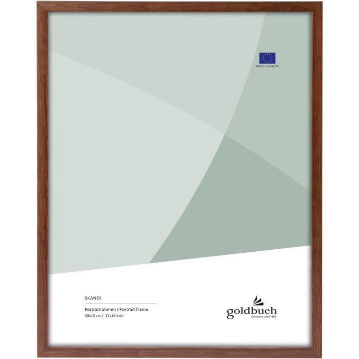 Goldbuch Holz-Bilderrahmen Skandi 30x40 cm braun
