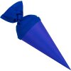 Goldbuch Bastelschultüte mit Filzverschluss 15 cm blau