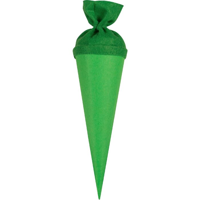 Goldbuch Bastelschultüte mit Filzverschluss 35 cm grün