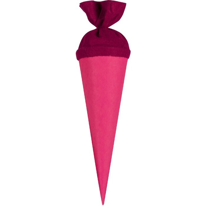 Goldbuch Bastelschultüte mit Filzverschluss 35 cm pink