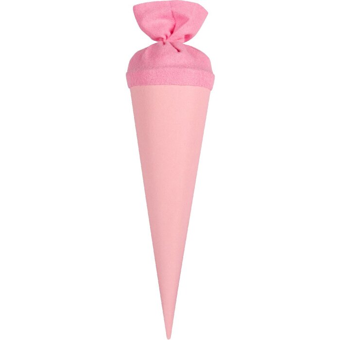 Goldbuch Bastelschultüte mit Filzverschluss 35 cm rose