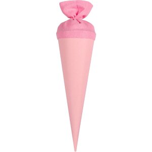 Goldbuch Bastelschultüte mit Filzverschluss 35 cm rose