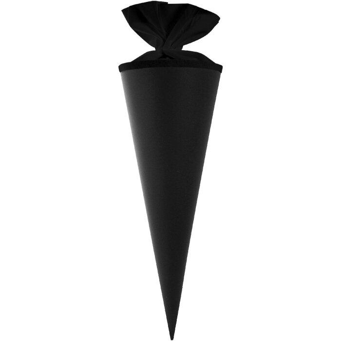 Goldbuch Bastelschultüte mit Filzverschluss 35 cm schwarz