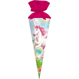 Goldbuch Schultüte 50 cm rund Alicorn Einhorn-Motiv...